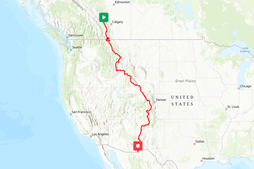 The 2025 Tour Divide Route is now Available