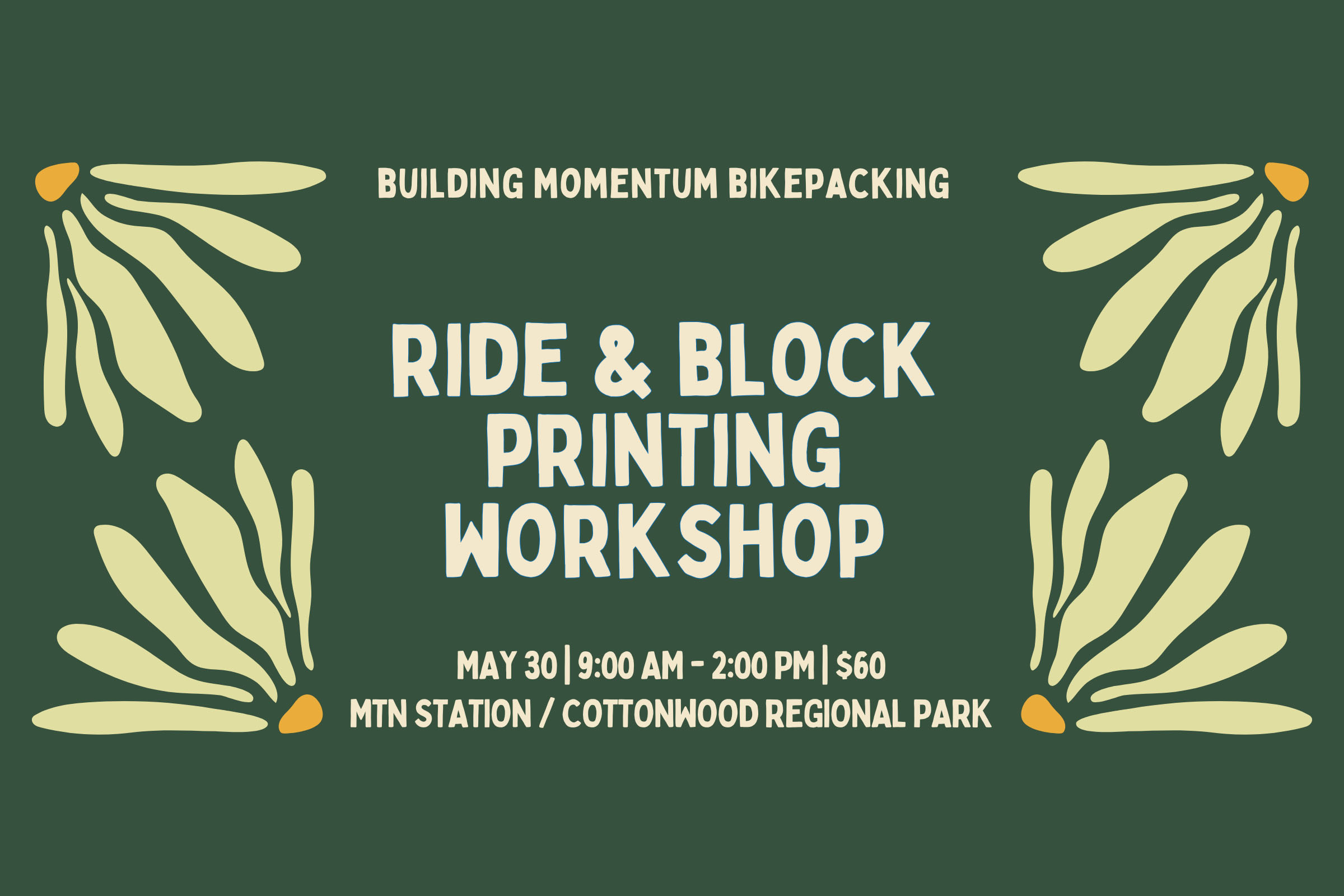 Ride & Block Printing Workshop 2026