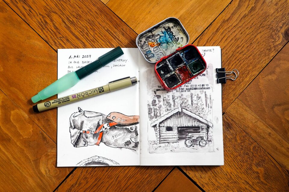 Rider’s Lens: Maurizio Ceraldi’s Sketchbook Encounters